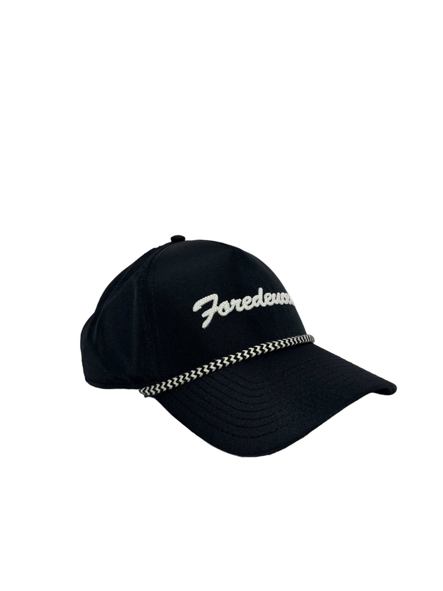 The Script Rope Snapback Golf Hat - Navy